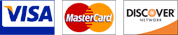 We accept Visa | Mastercard |  Discover